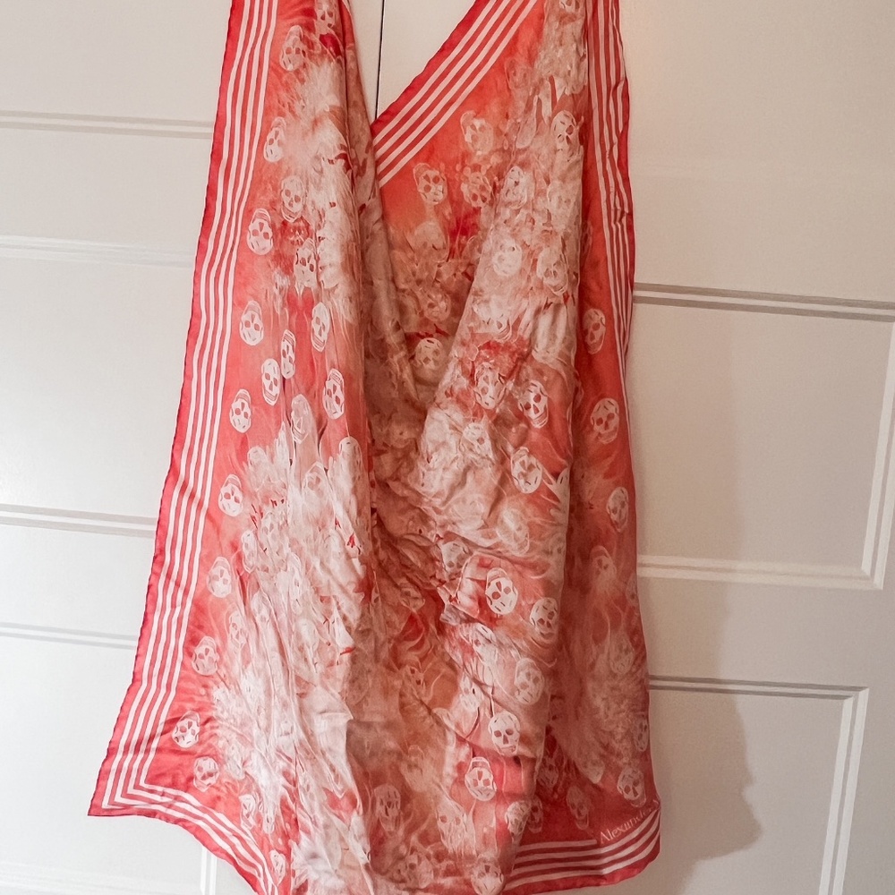 Alexander McQeen Silk Scarf - Picture 2 of 6